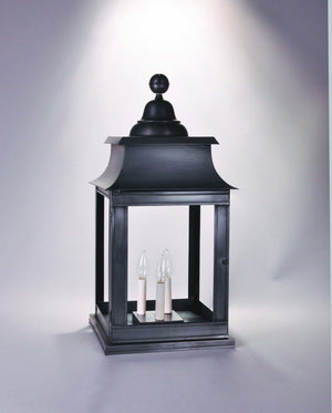 Northeast Lantern - 5653P-DB-LT3-CLR - Three Light Pier Mount - Concord - Dark Brass