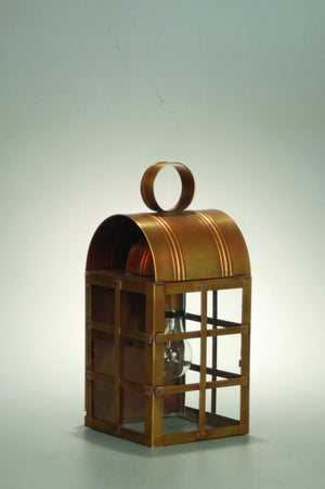 Northeast Lantern - 6131-AB-MED-CLR-NS - One Light Wall Mount - Adams - Antique Brass