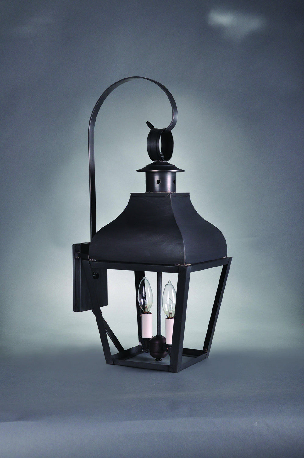 Northeast Lantern - 7637-DB-LT2-CLR - Two Light Wall Mount - Stanfield - Dark Brass