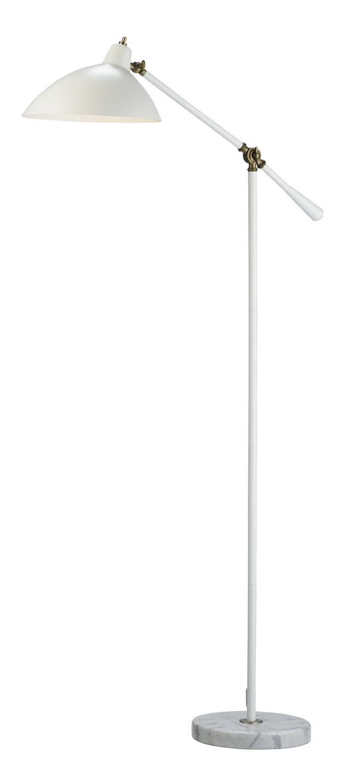 Adesso Home - 3169-02 - Floor Lamp - Peggy - White Marble