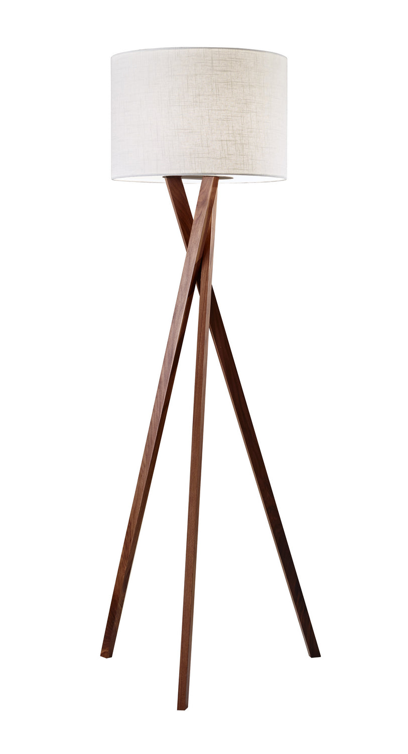 Adesso Home - 3227-15 - Floor Lamp - Brooklyn - Walnut Wood