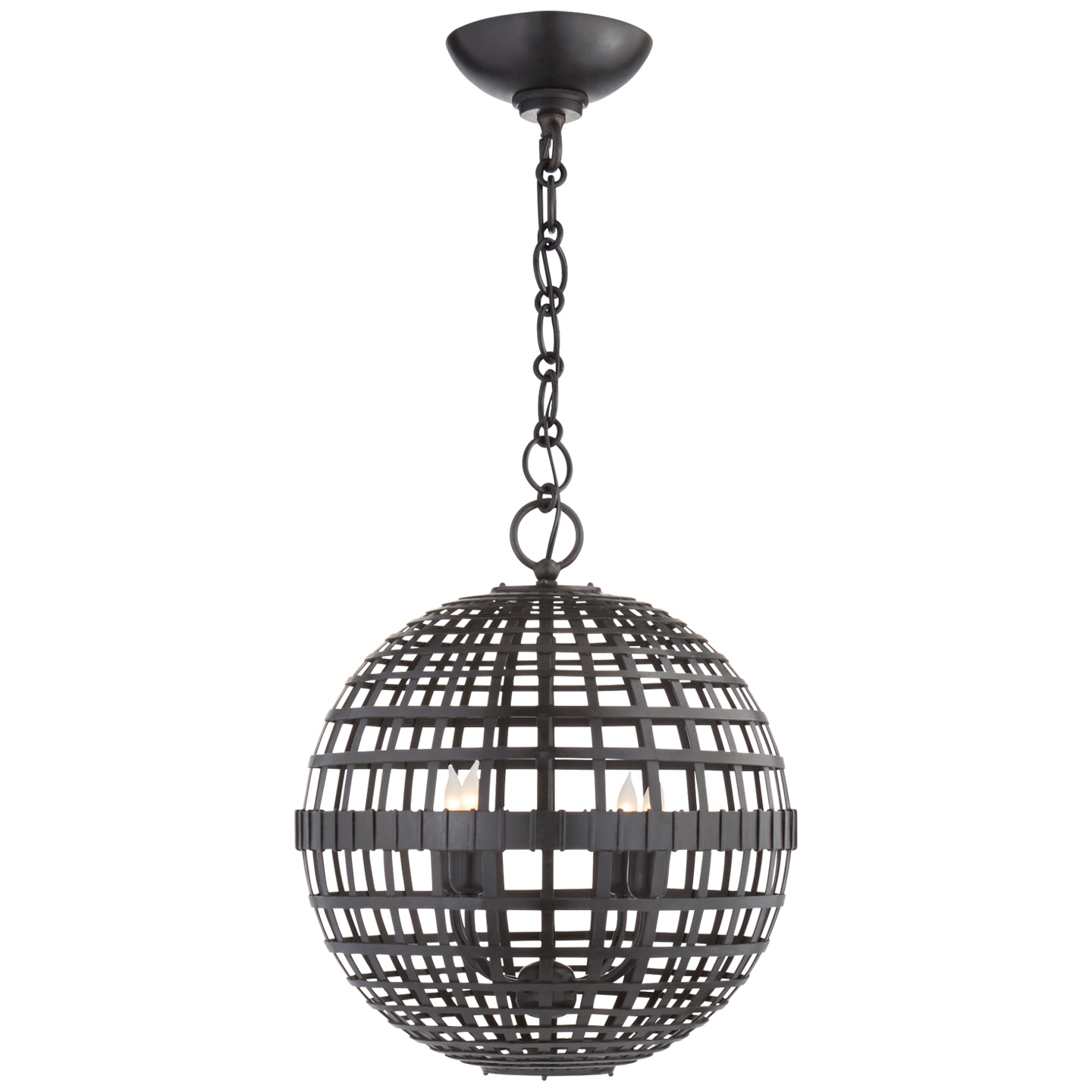 Visual Comfort Signature - ARN 5003AI - Four Light Lantern - Mill - Aged Iron