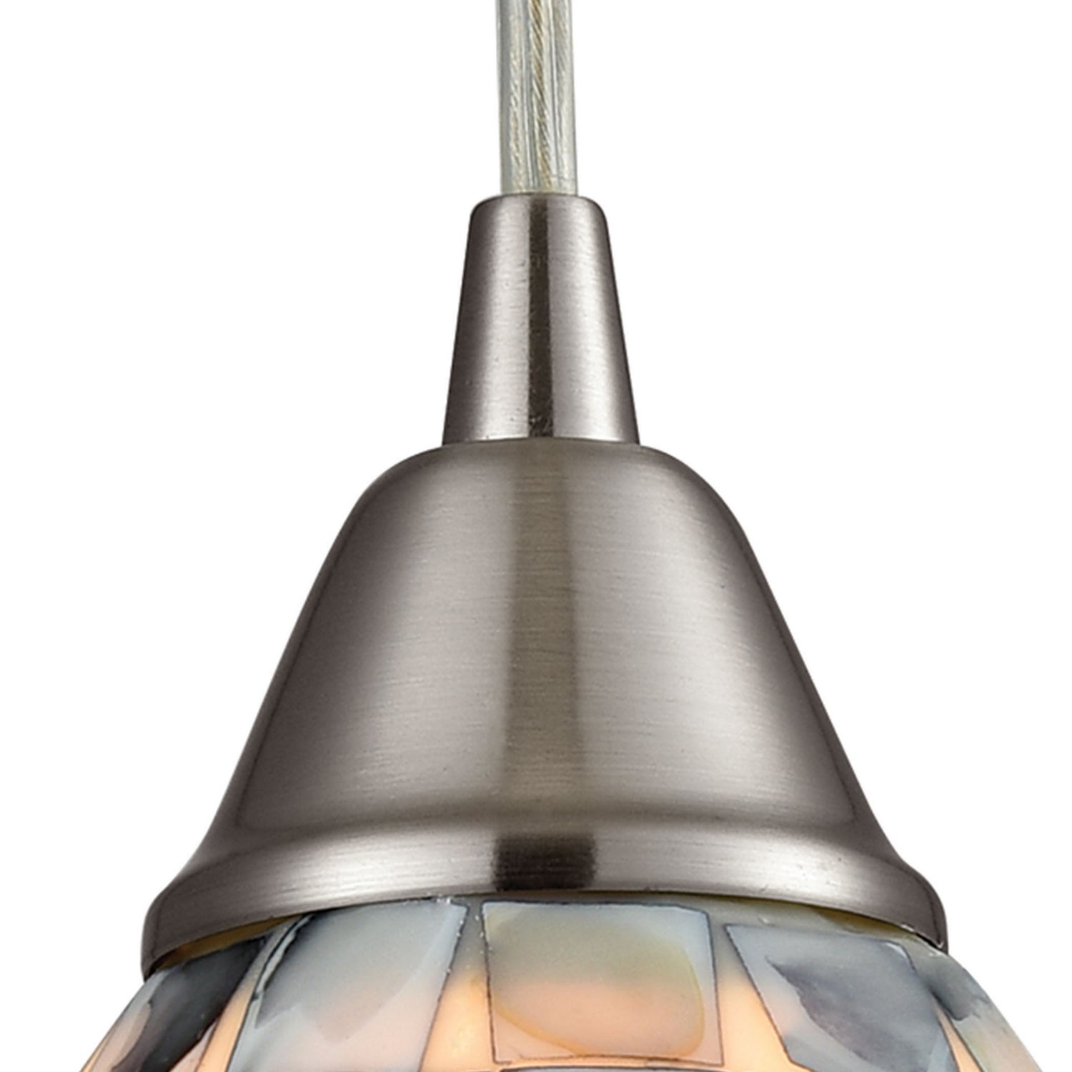 ELK Home - 10444/1 - One Light Mini Pendant - Capri - Satin Nickel