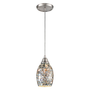 ELK Home - 10444/1 - One Light Mini Pendant - Capri - Satin Nickel