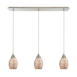 ELK Home - 10444/3LP - Three Light Pendant - Capri - Satin Nickel