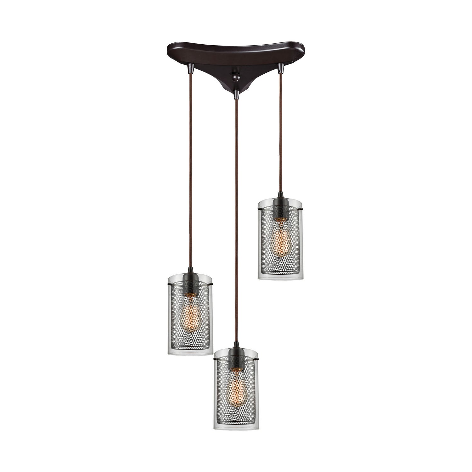 ELK Home - 10448/3 - Three Light Pendant - Brant - Oil Rubbed Bronze