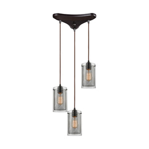 ELK Home - 10448/3 - Three Light Pendant - Brant - Oil Rubbed Bronze