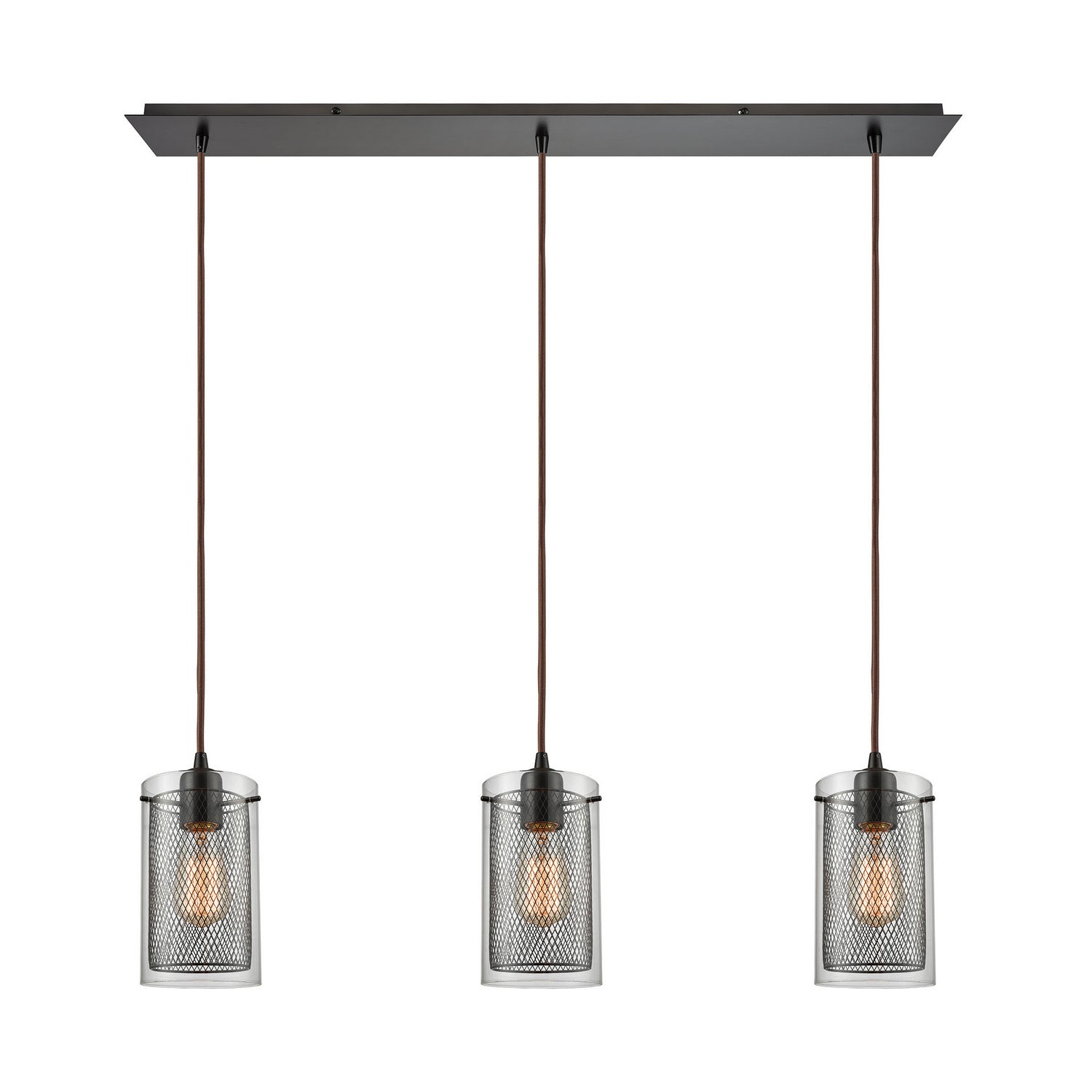 ELK Home - 10448/3LP - Three Light Pendant - Brant - Oil Rubbed Bronze