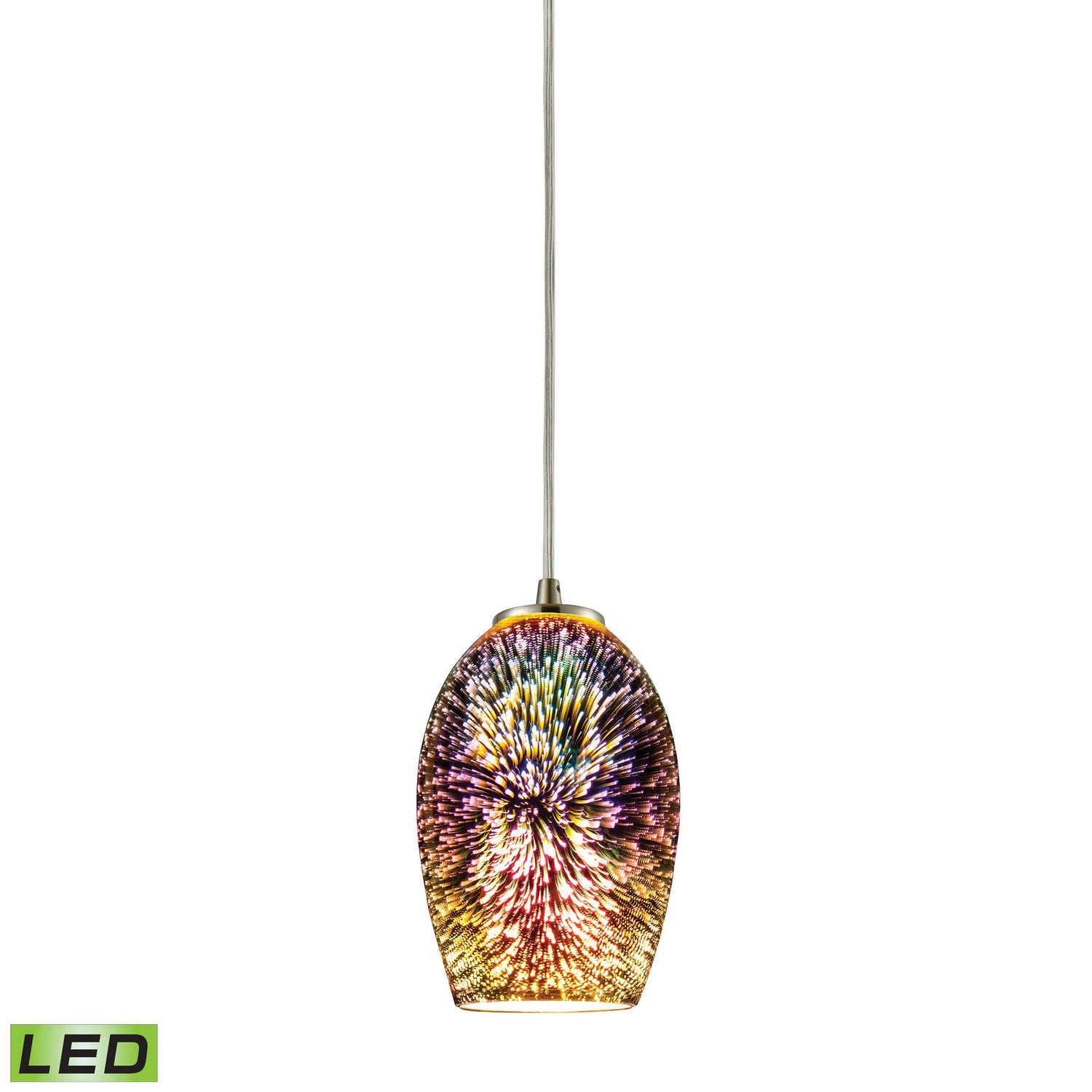 ELK Home - 10506/1-LED - LED Mini Pendant - Illusions - Satin Nickel