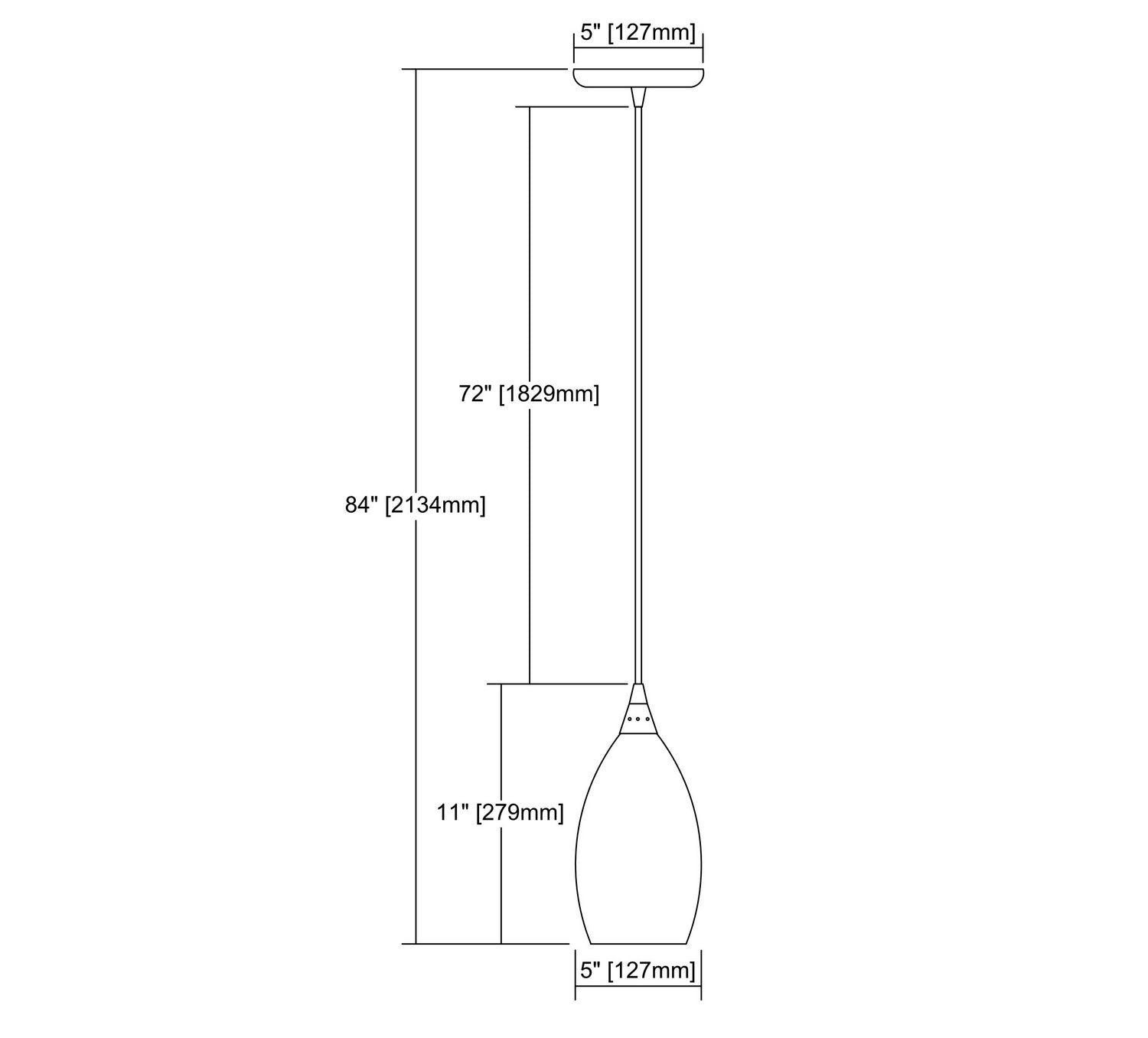 ELK Home - 10510/1SKY - One Light Mini Pendant - Earth - Satin Nickel