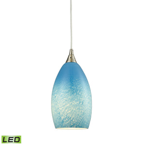 ELK Home - 10510/1SKY-LED - LED Mini Pendant - Earth - Satin Nickel