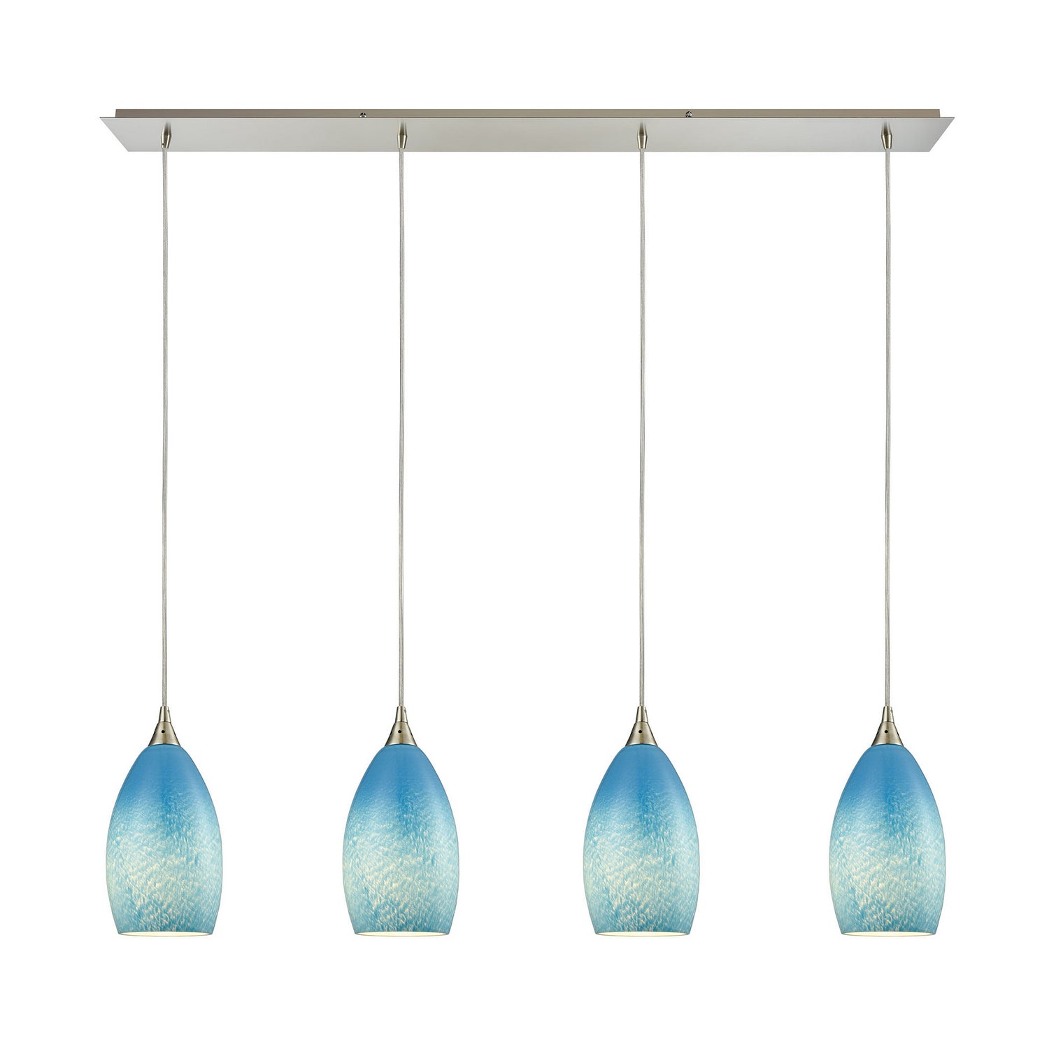 ELK Home - 10510/4LP-SKY - Four Light Pendant - Earth - Satin Nickel