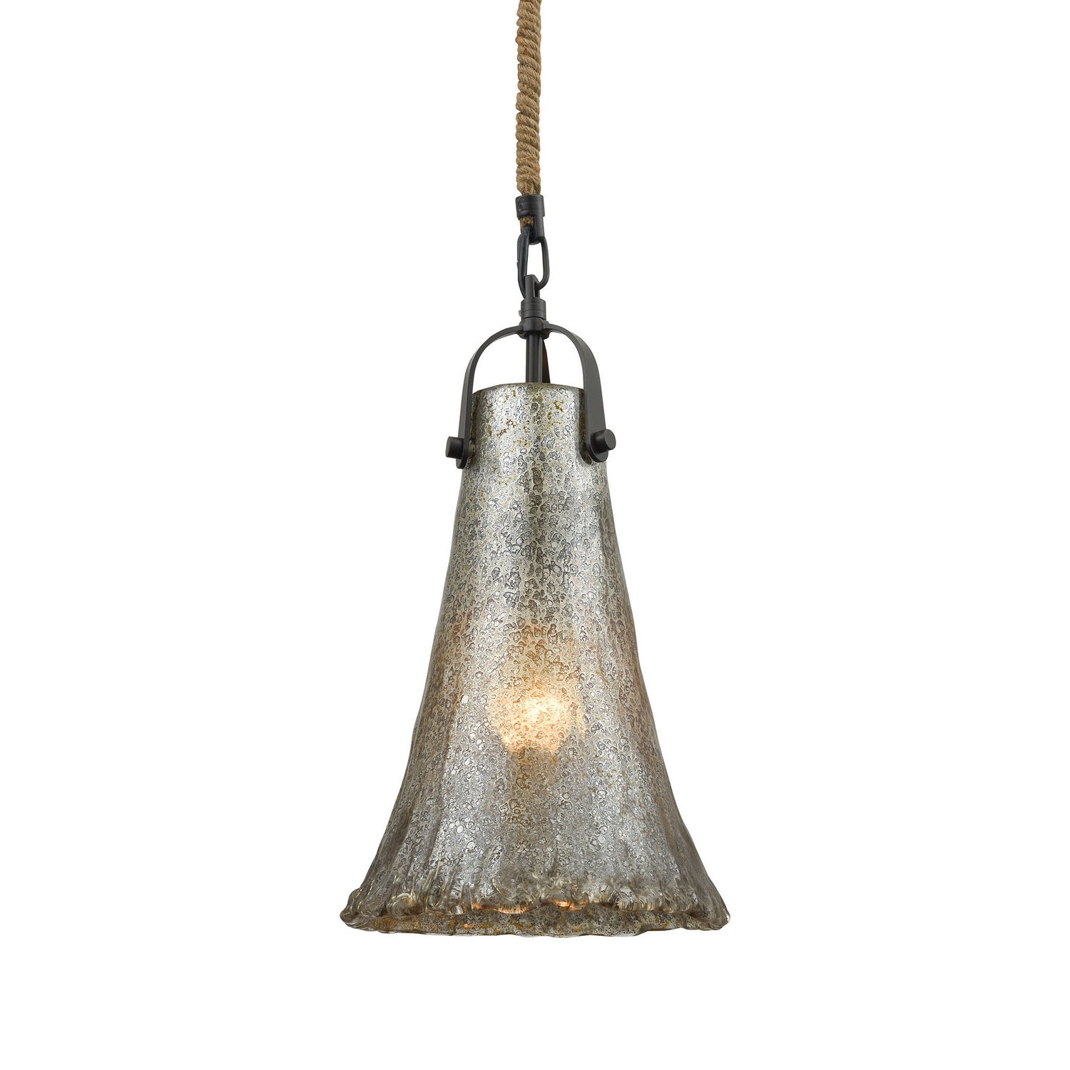 ELK Home - 10651/1 - One Light Mini Pendant - Hand Formed Glass - Oil Rubbed Bronze