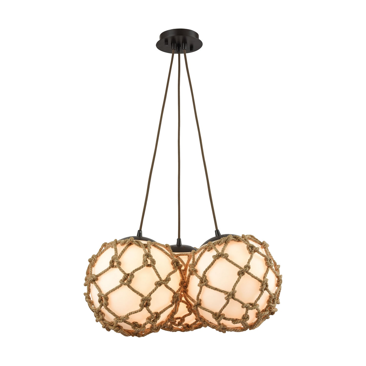 ELK Home - 10710/3SR - Three Light Pendant - Coastal Inlet - Oil Rubbed Bronze