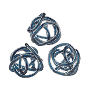 ELK Home - 154-018/S3 - Decorative Accessory - Glass Knot - Navy