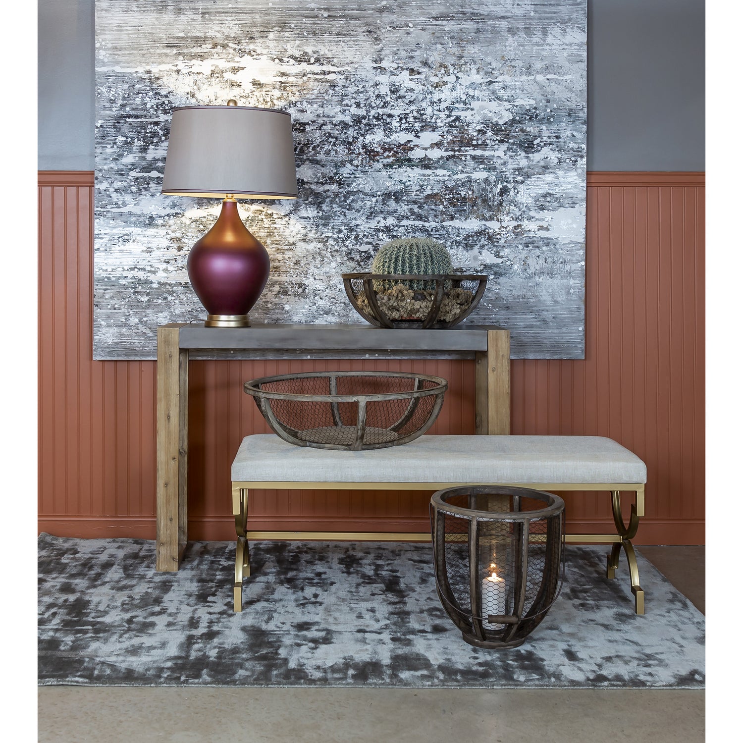 ELK Home - 157-006 - Console Table - Paloma - Polished Concrete