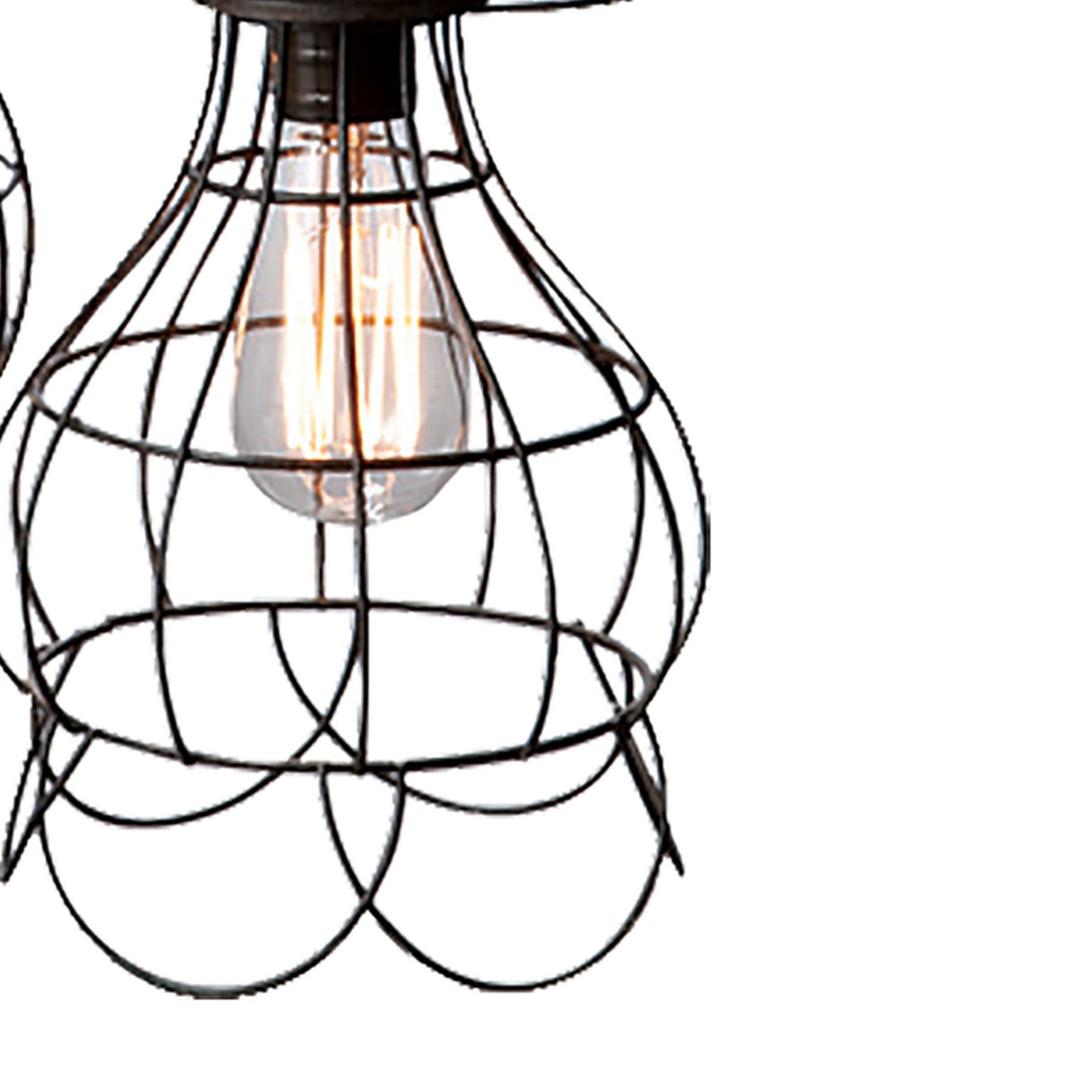 ELK Home - 225031 - Five Light Pendant - Wire - Black