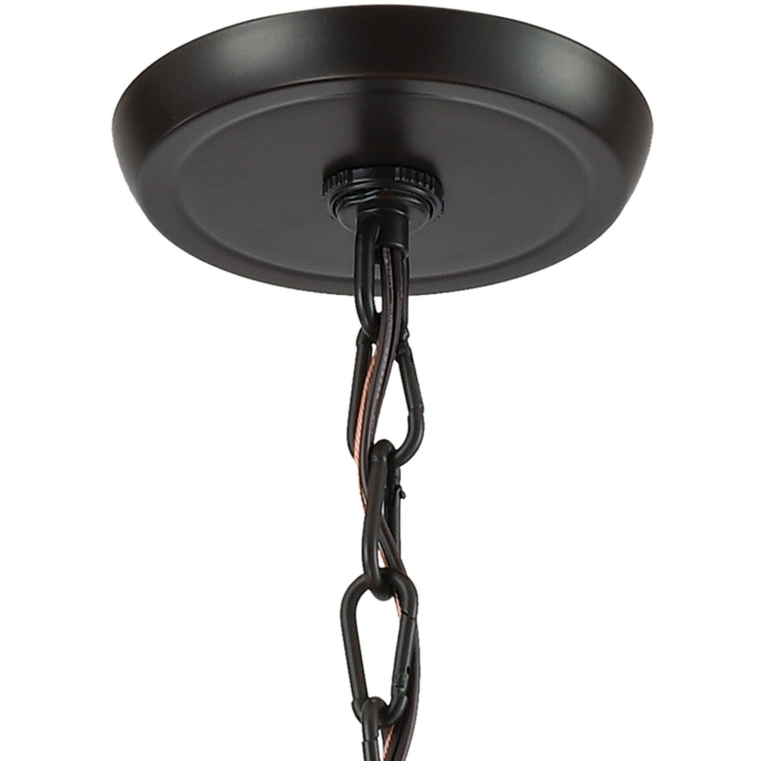 ELK Home - 10711/3 - Three Light Chandelier - Weaverton - Oil Rubbed Bronze