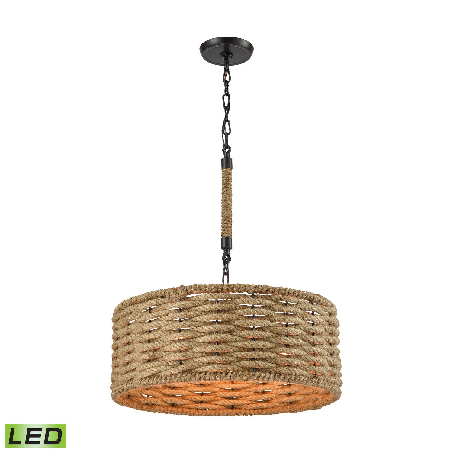 ELK Home - 10711/3-LED - LED Chandelier - Weaverton - Oil Rubbed Bronze