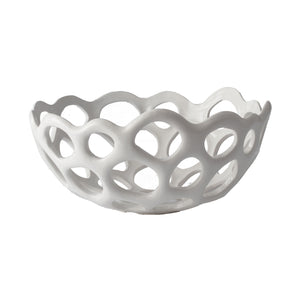 ELK Home - 724020 - Bowl - Perforated Porcelian - White