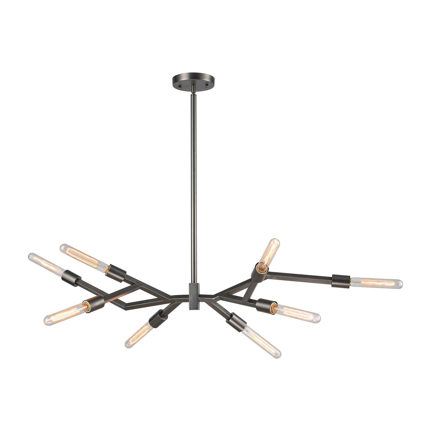 ELK Home - 11857/8 - Eight Light Chandelier - Free Form - Dark Graphite