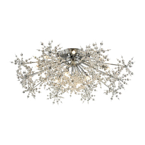 ELK Home - 11892/13 - 13 Light Semi Flush Mount - Snowburst - Polished Chrome