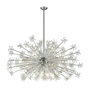 ELK Home - 11897/30 - 30 Light Chandelier - Snowburst - Polished Chrome