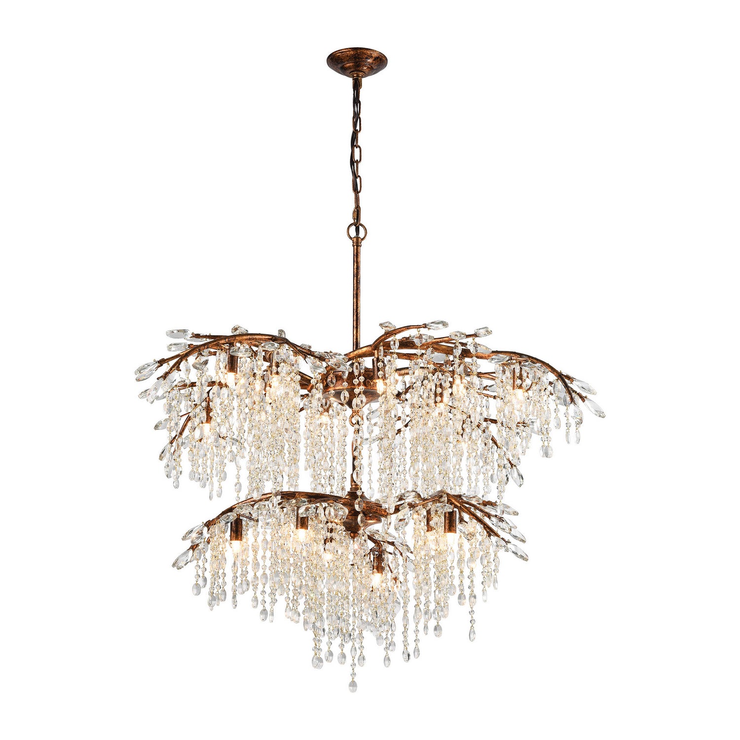 ELK Home - 11902/12+6 - 18 Light Chandelier - Elia - Spanish Bronze