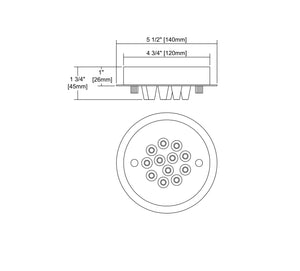 ELK Home - 12SR-SN - 12 Light Canopy - Pendant Options - Satin Nickel