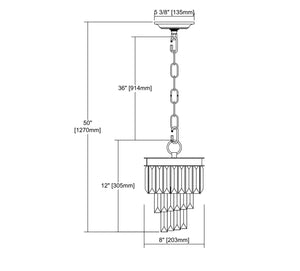 ELK Home - 14216/1-LED - LED Mini Pendant - Palacial - Oil Rubbed Bronze