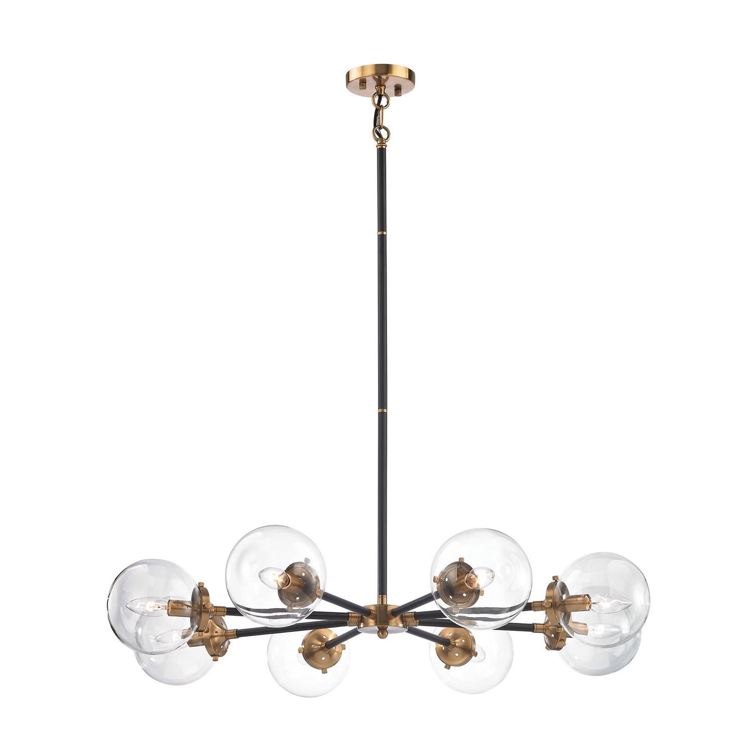 ELK Home - 14433/8 - Eight Light Chandelier - Boudreaux - Matte Black