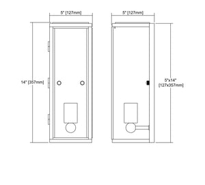 ELK Home - 14440/1 - One Light Wall Sconce - Chasebrook - Clay Iron