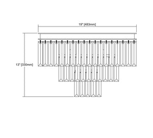 ELK Home - 15215/3-LED - LED Semi Flush Mount - Palacial - Polished Chrome