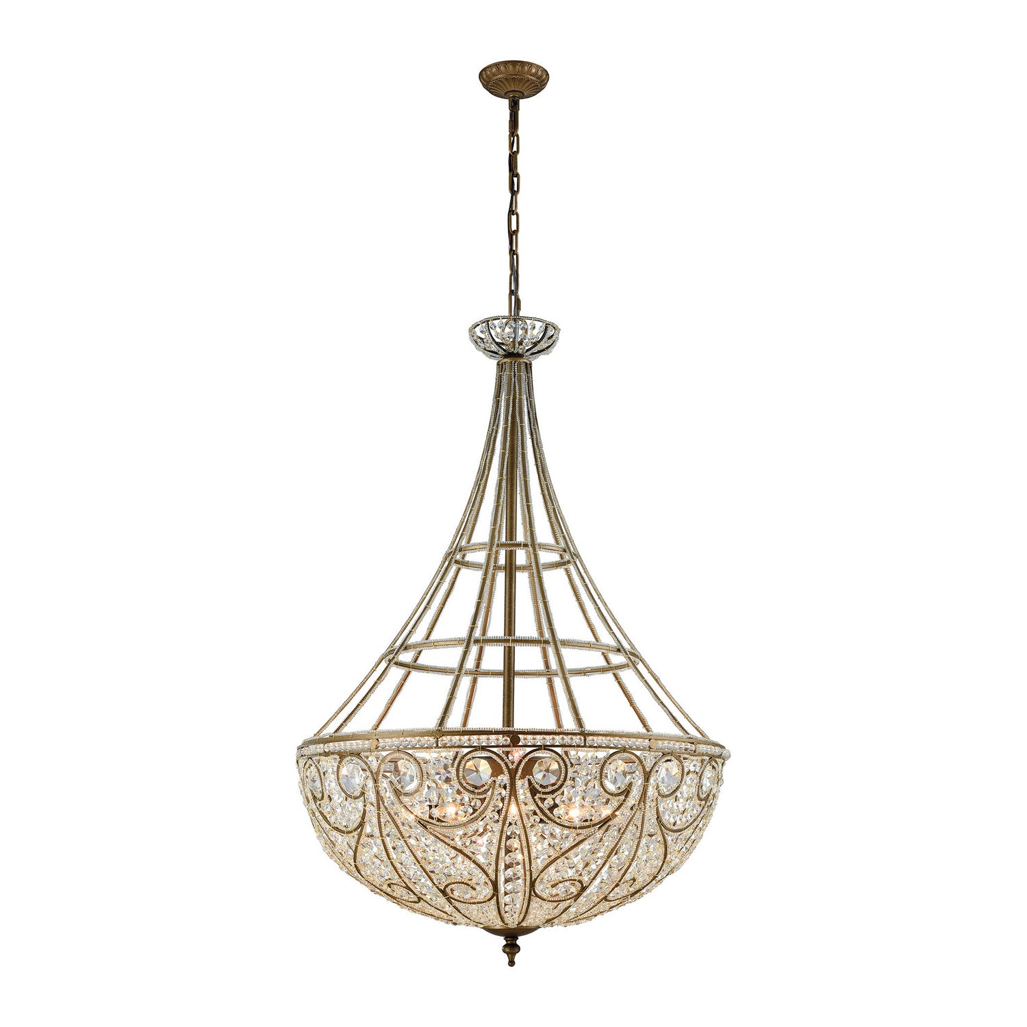 ELK Home - 15967/10 - Ten Light Chandelier - Elizabethan - Dark Bronze