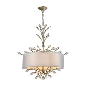 ELK Home - 16282/4 - Four Light Chandelier - Asbury - Aged Silver