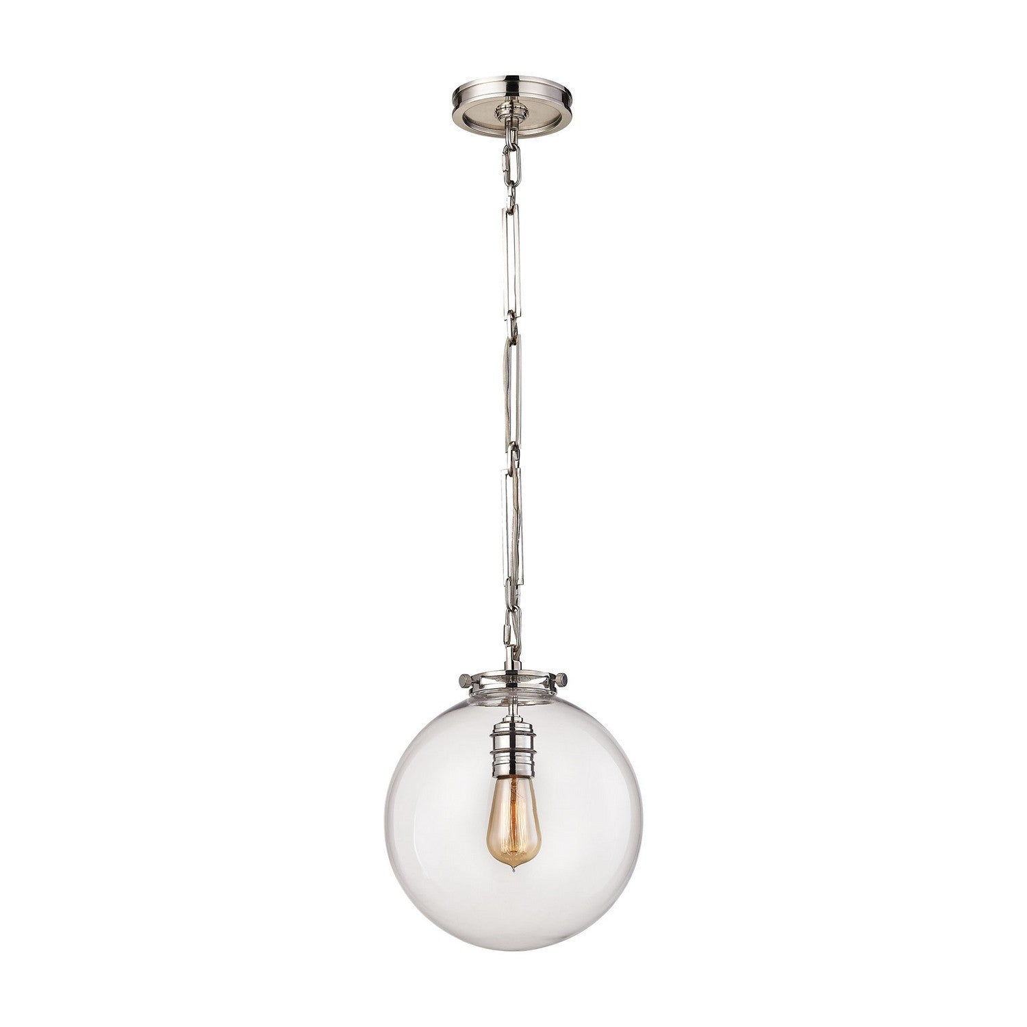 ELK Home - 16390/1 - One Light Mini Pendant - Gramercy - Polished Nickel