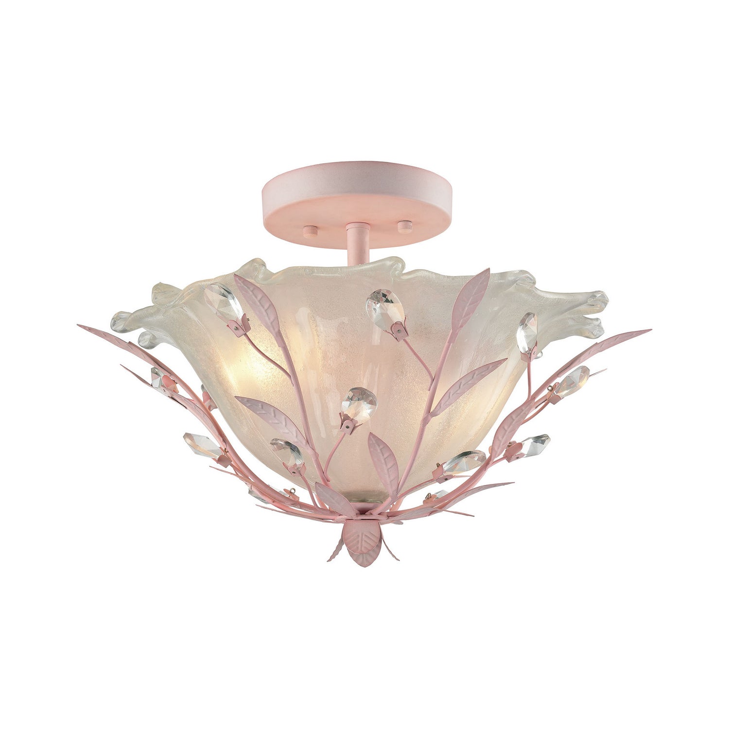 ELK Home - 18151/2 - Two Light Semi Flush Mount - Circeo - Light Pink