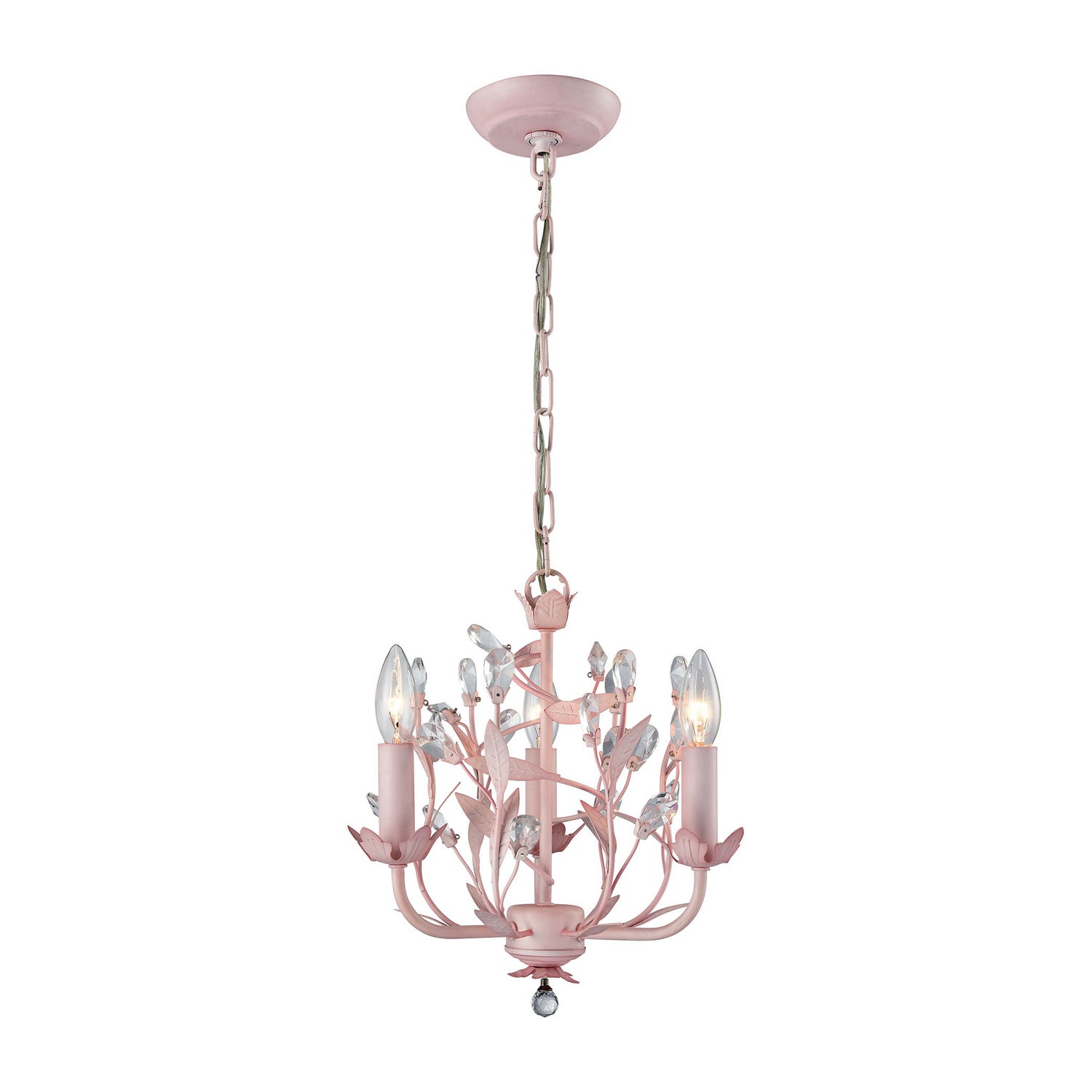 ELK Home - 18152/3 - Three Light Chandelier - Circeo - Light Pink