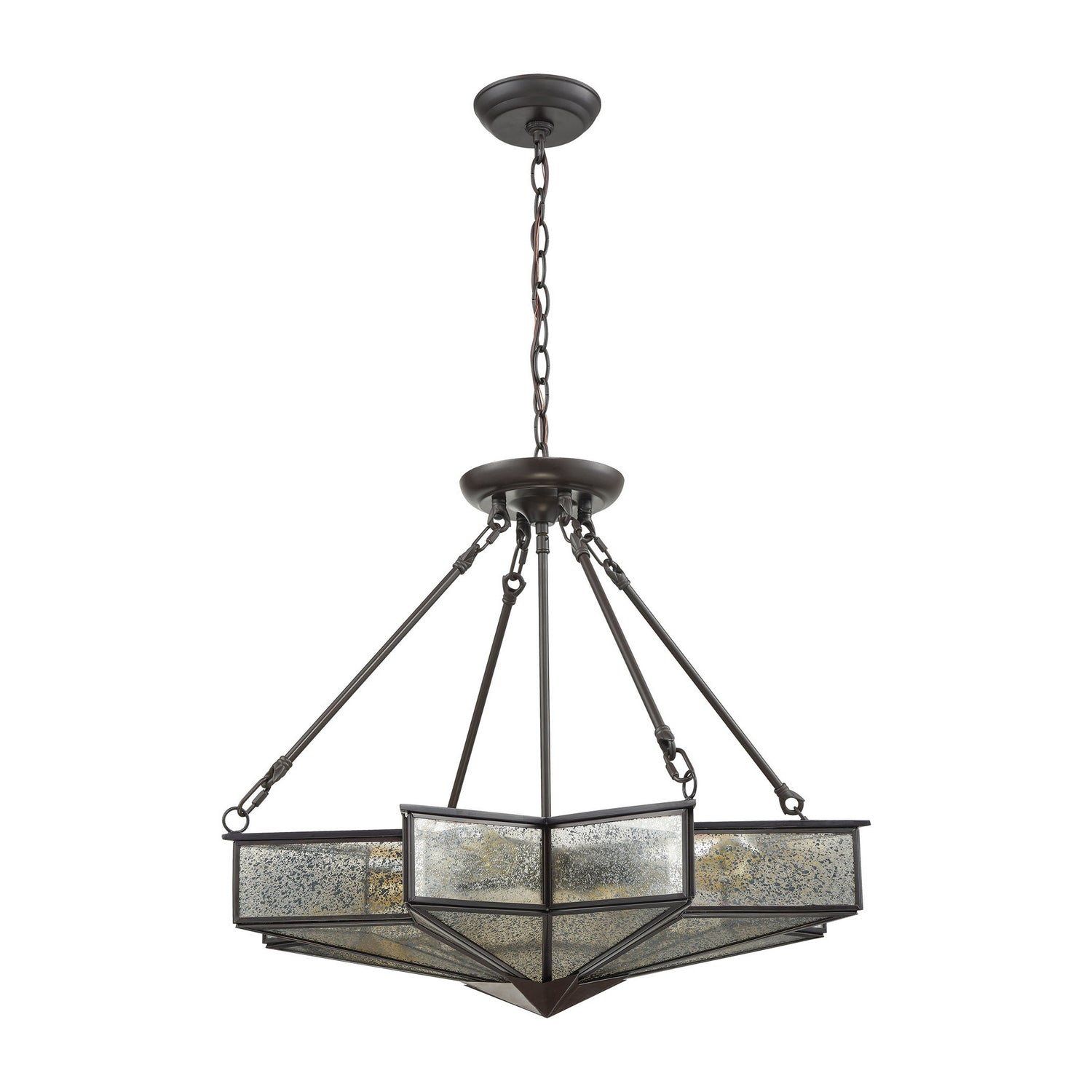 ELK Home - 22014/4 - Four Light Chandelier - Decostar - Oil Rubbed Bronze