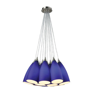 ELK Home - 2581-12SR - 12 Light Pendant - Vesta - Satin Nickel