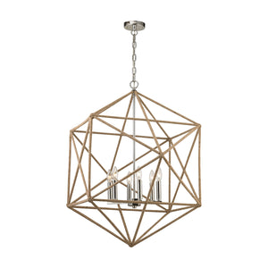 ELK Home - 31586/6 - Six Light Chandelier - Exitor - Polished Nickel