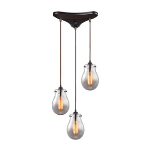 ELK Home - 31935/3 - Three Light Pendant - Jaelyn - Oil Rubbed Bronze