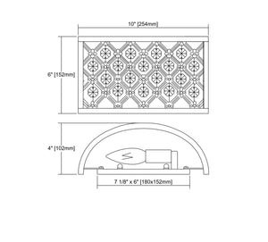 ELK Home - 32100/2 - Two Light Wall Sconce - Genevieve - Oil Rubbed Bronze