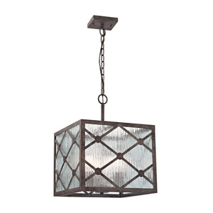 ELK Home - 32123/3 - Three Light Pendant - Radley - Malted Rust