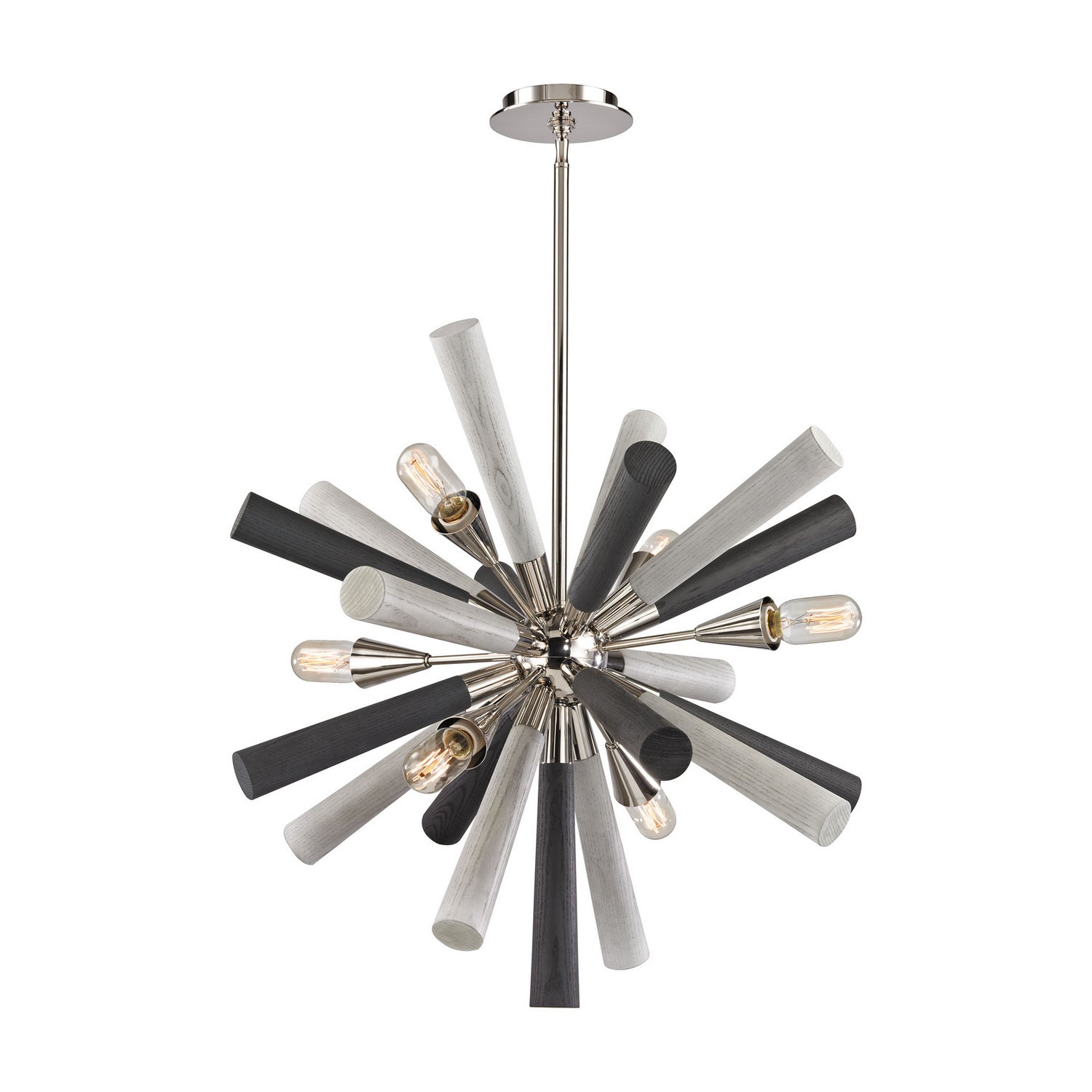 ELK Home - 32231/6 - Six Light Chandelier - Solara - Polished Nickel