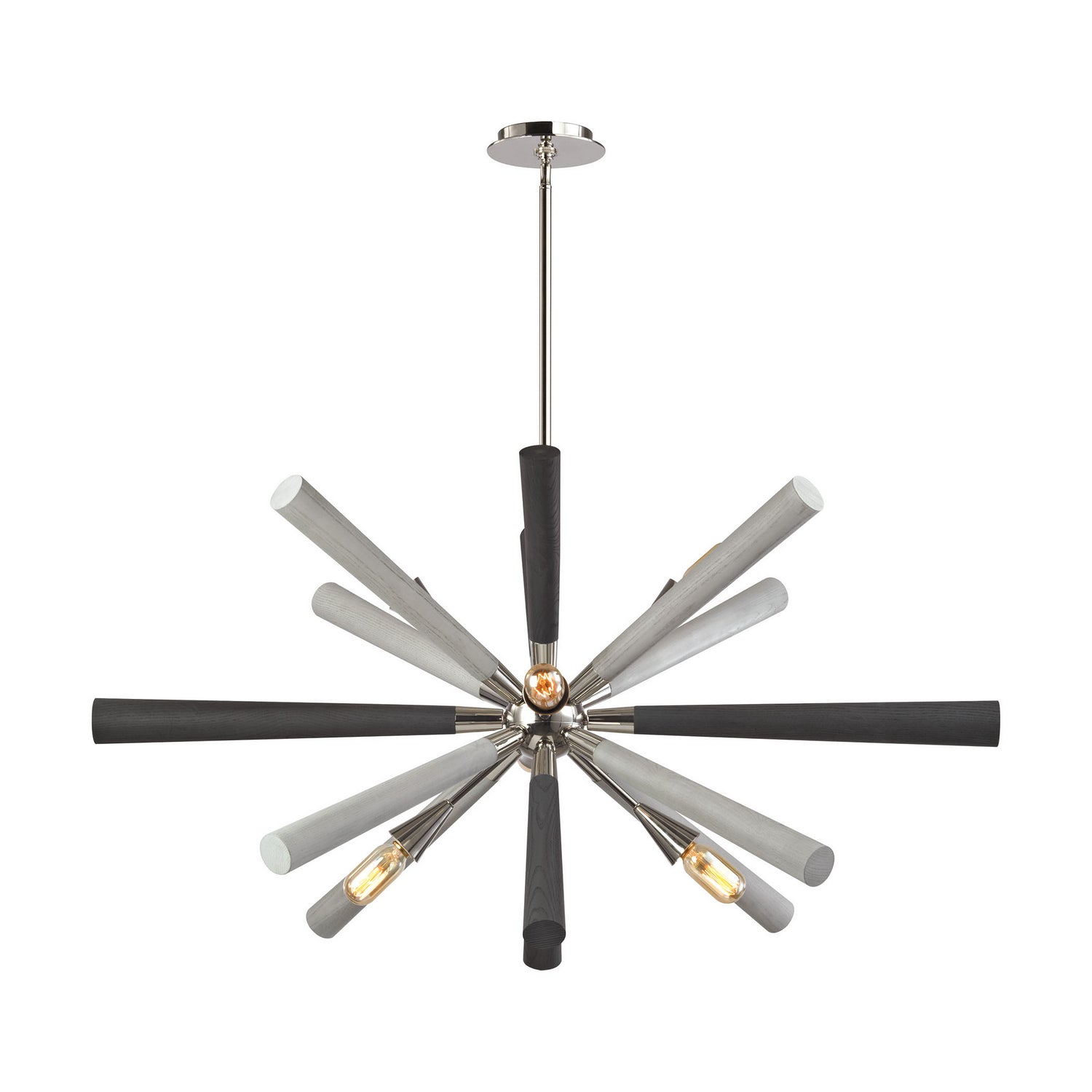 ELK Home - 32232/6 - Six Light Chandelier - Solara - Polished Nickel