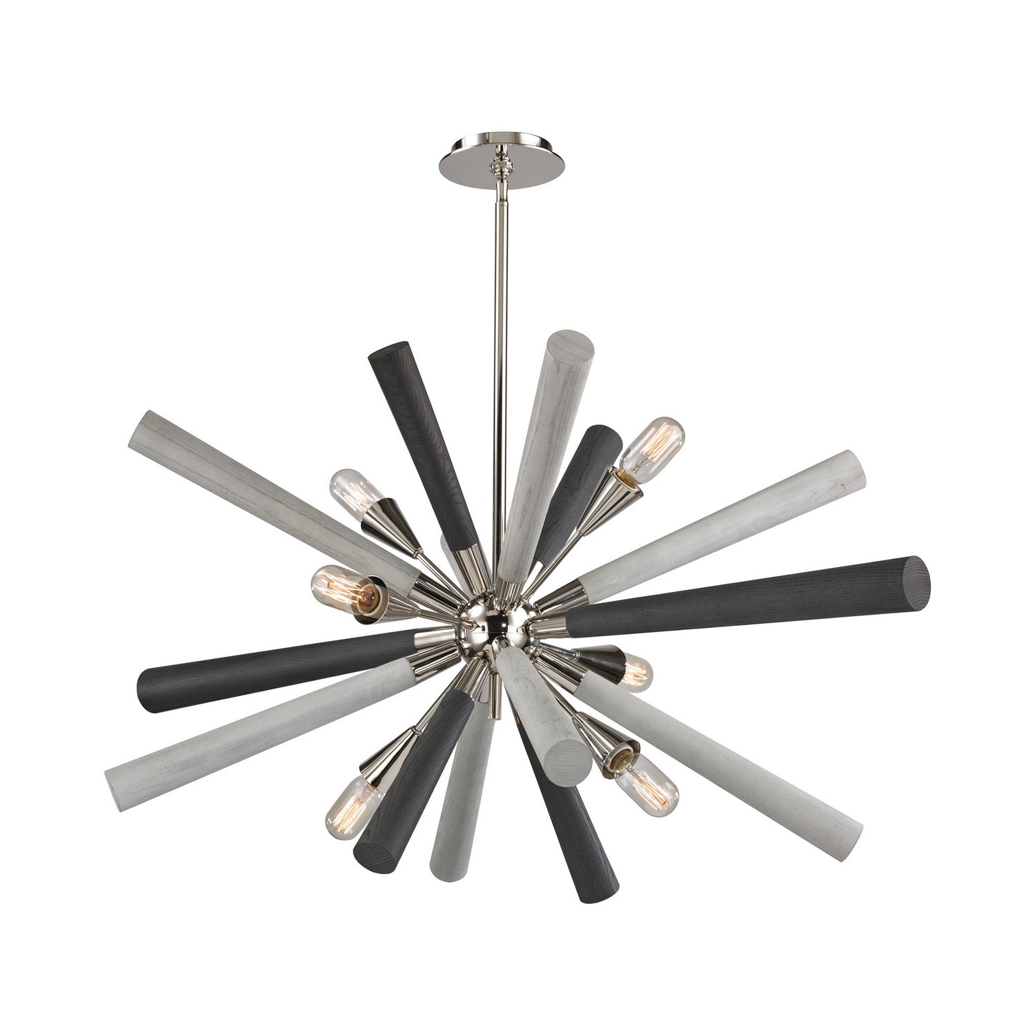 ELK Home - 32232/6 - Six Light Chandelier - Solara - Polished Nickel