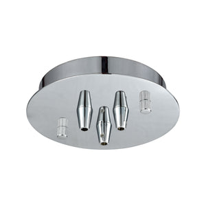 ELK Home - 3SR-CHR - Three Light Canopy - Pendant Options - Polished Chrome