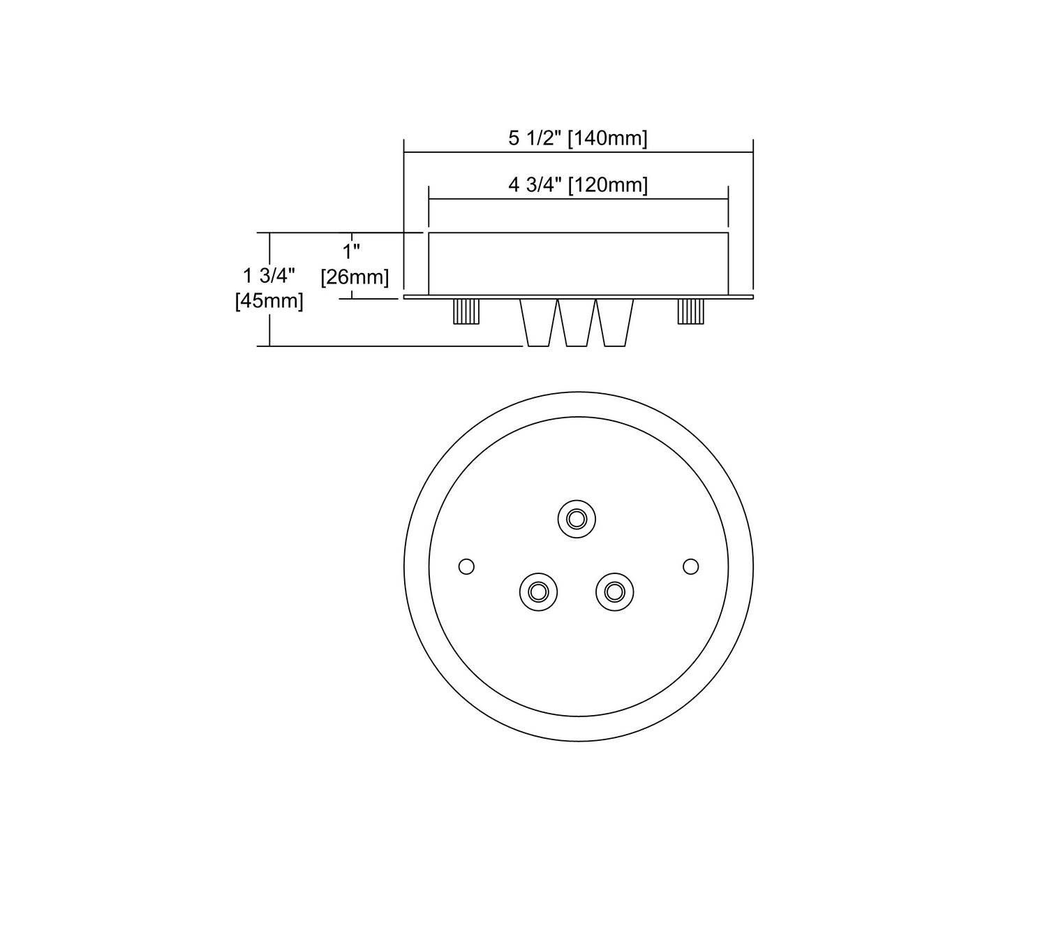 ELK Home - 3SR-SN - Three Light Canopy - Pendant Options - Satin Nickel