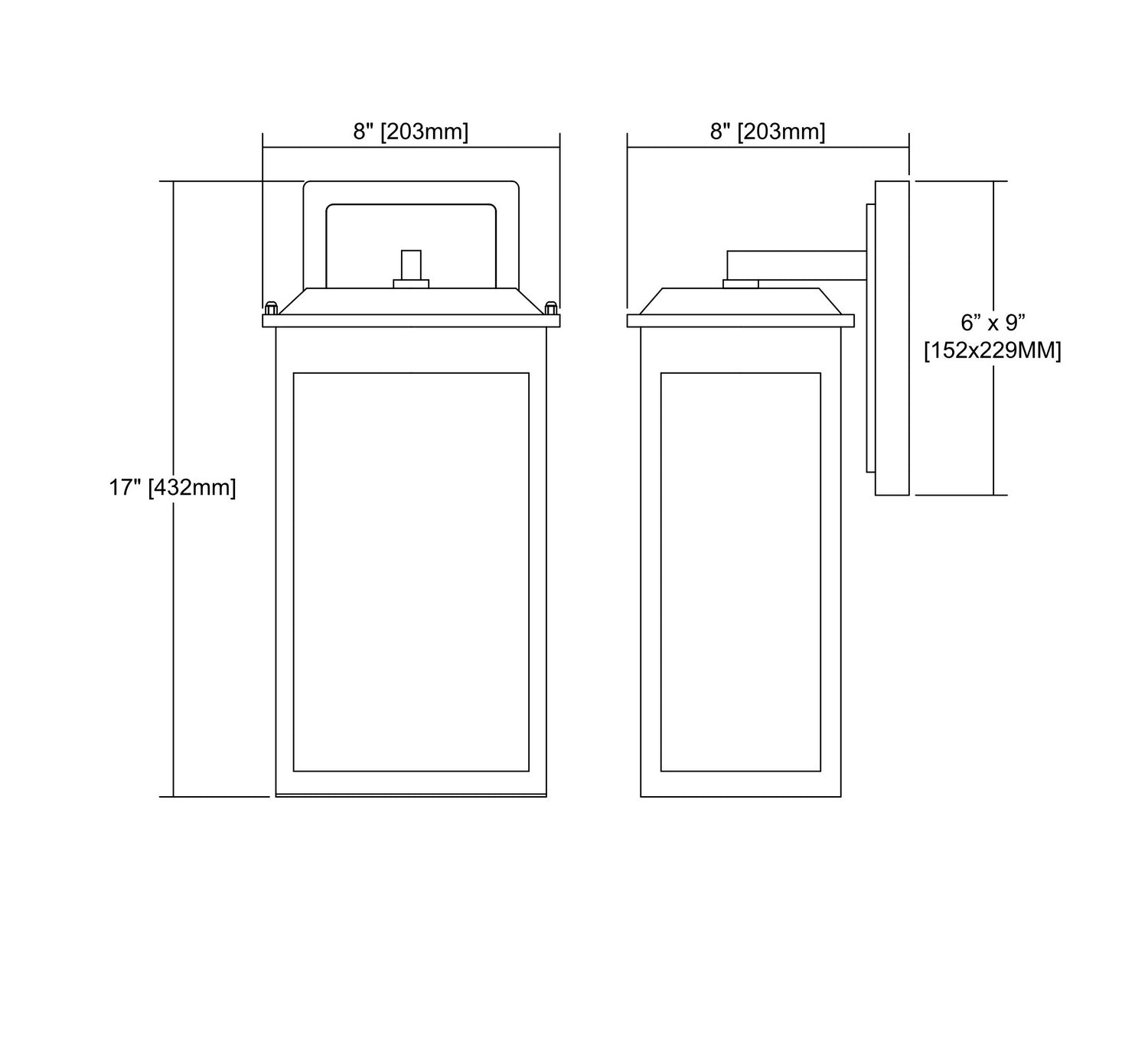 ELK Home - 45201/LED - LED Outdoor Wall Sconce - Newcastle - Textured Matte Black